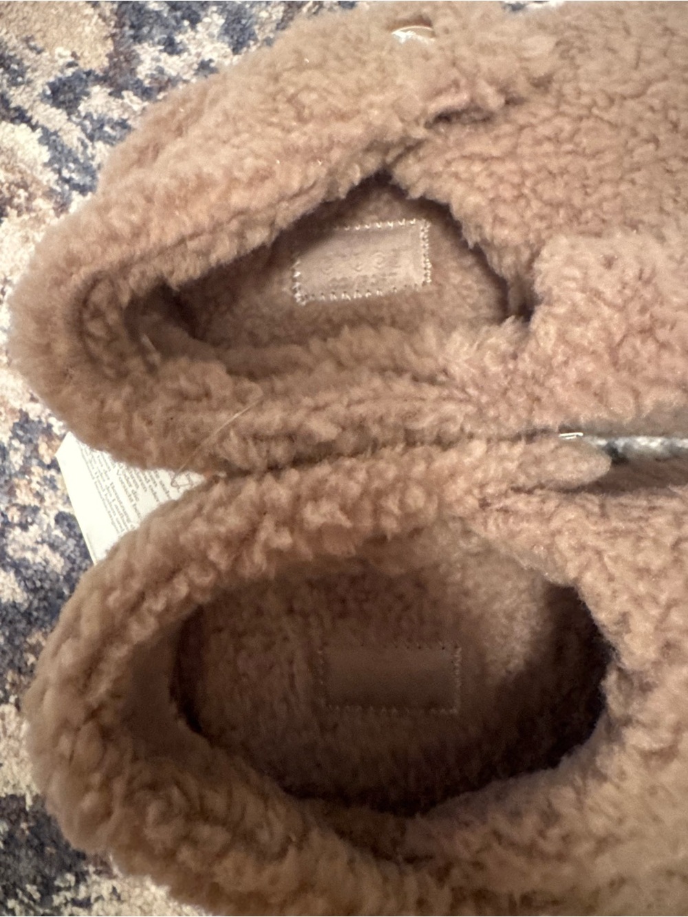 CROCS Women's Faux-Sherpa Slip-On Clog in Tan - Picture 7 of 11